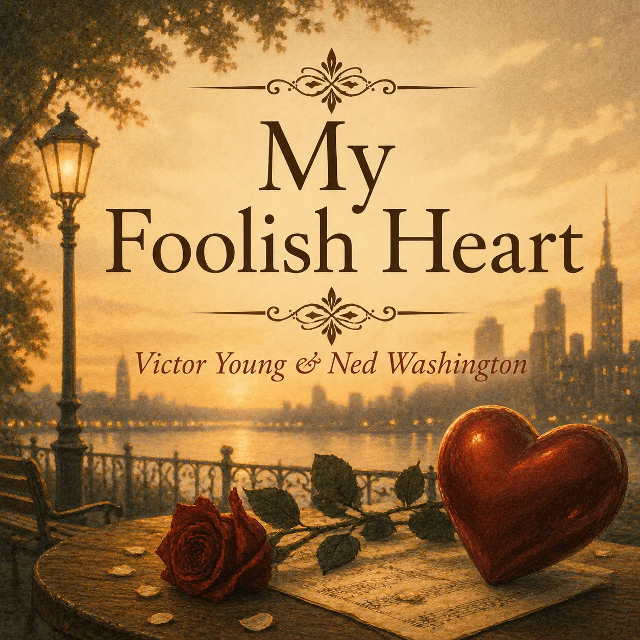 My Foolish Heart sheet music cover