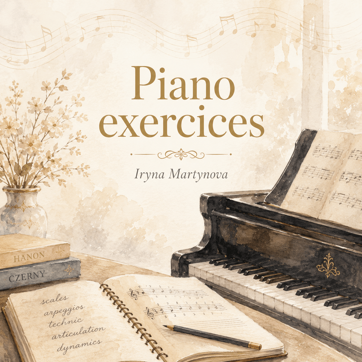 Piano Exercises sheet music cover