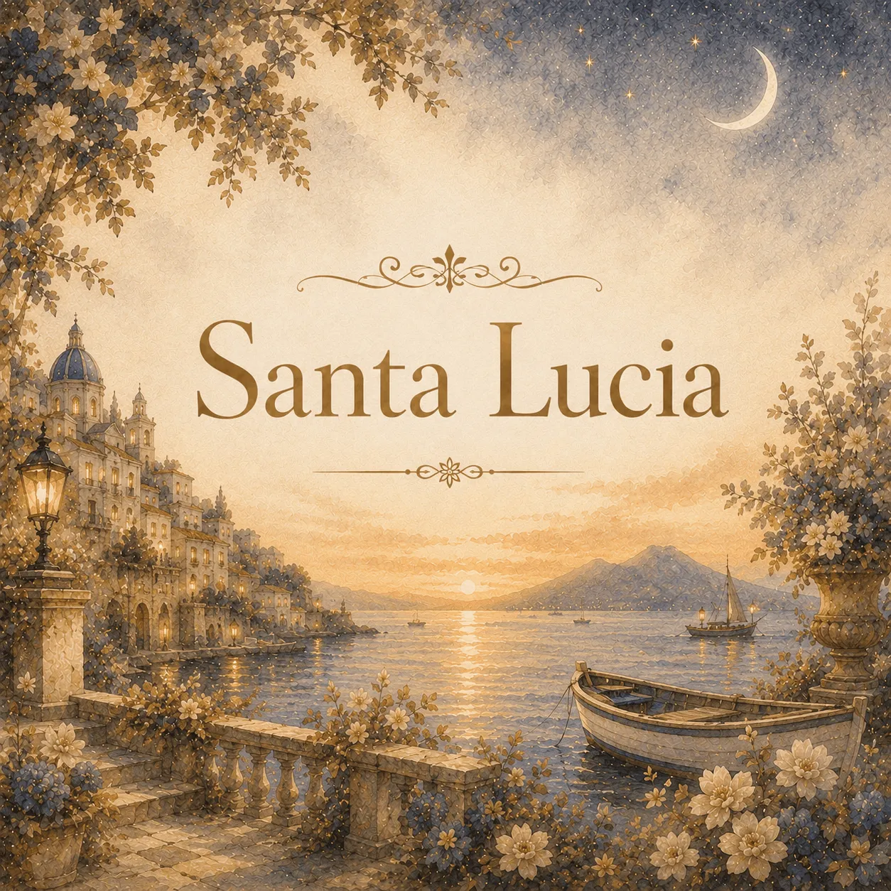 Santa Lucia sheet music cover