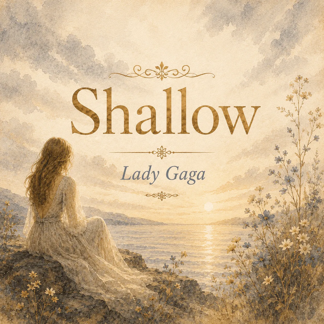 Shallow sheet music cover