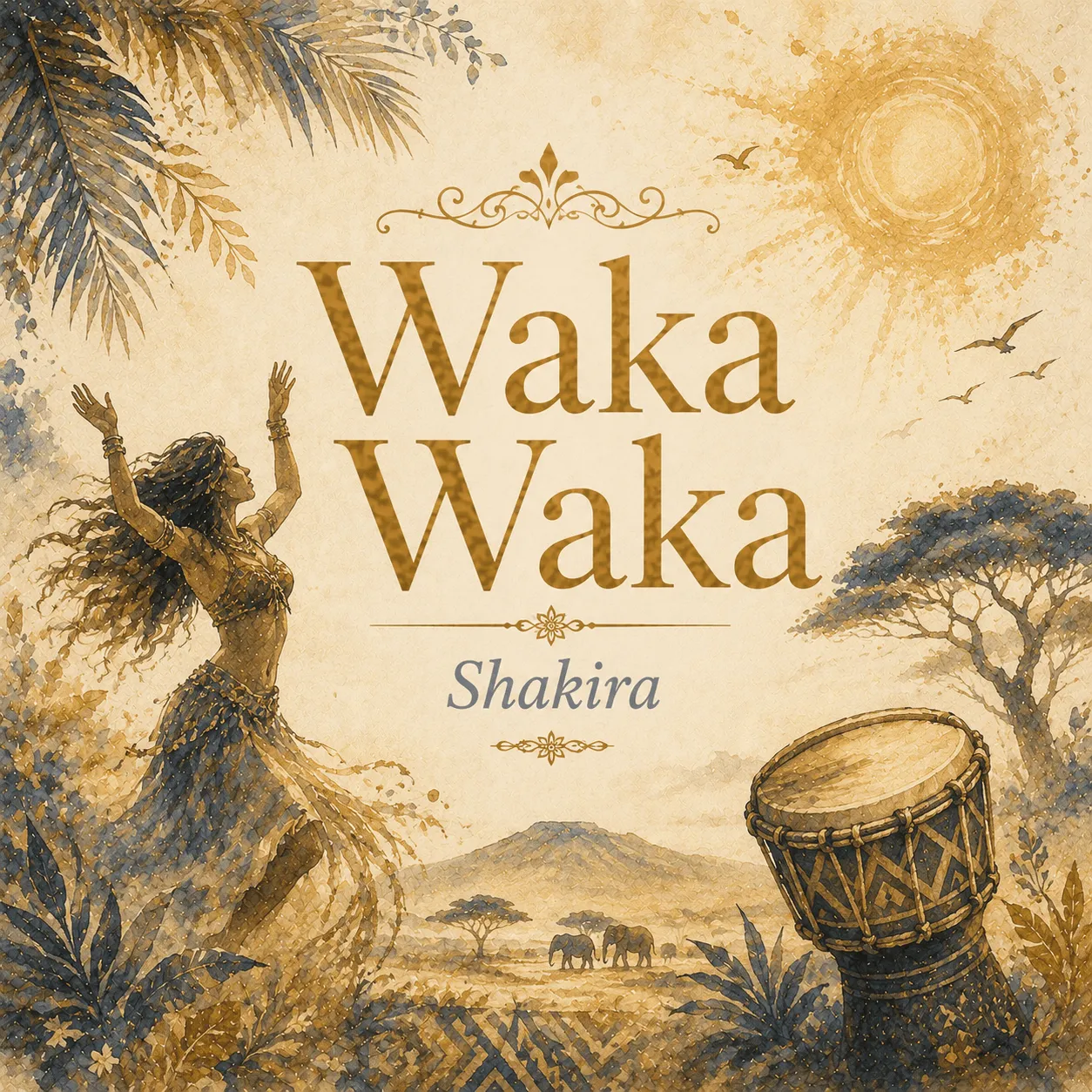 Waka Waka (This Time For Africa) sheet music cover