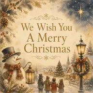 We Wish You A Merry Christmas sheet music cover