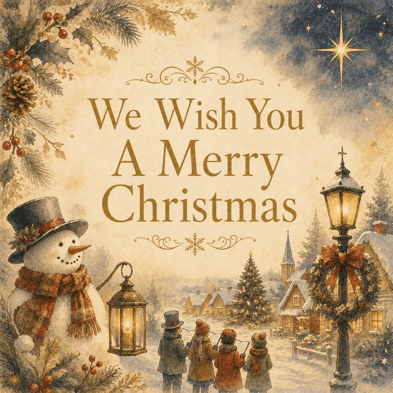 We Wish You A Merry Christmas sheet music cover